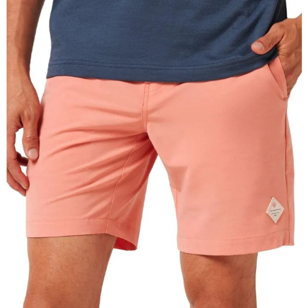 Travis Mathew Men's G0073 Terra Cotta Canvas Tech Chino Shorts Size 36